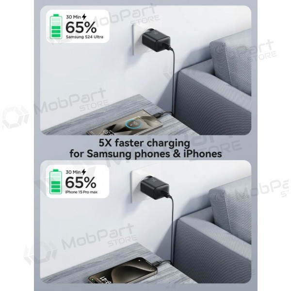 Lader Joyroom JR-TCF23 USB-C 25W svart