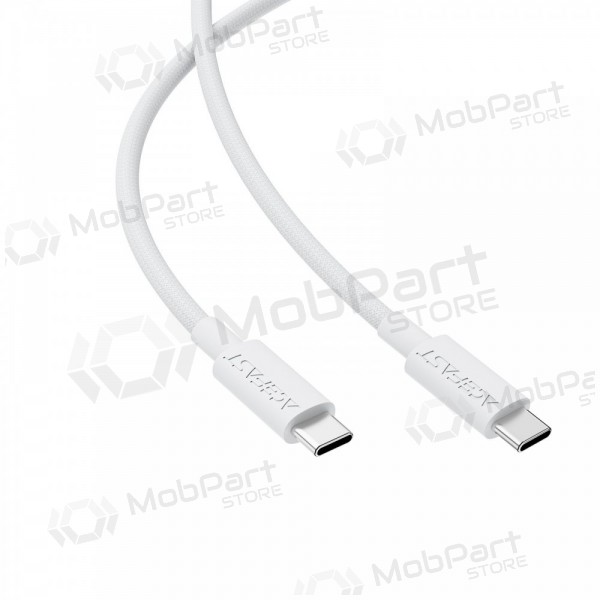 USB kabel Acefast C18-03 60W USB-C to USB-C 1.2m hvit