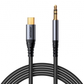 Audio kabel Joyroom SY-A07 USB-C to 3,5mm 1.2m svart