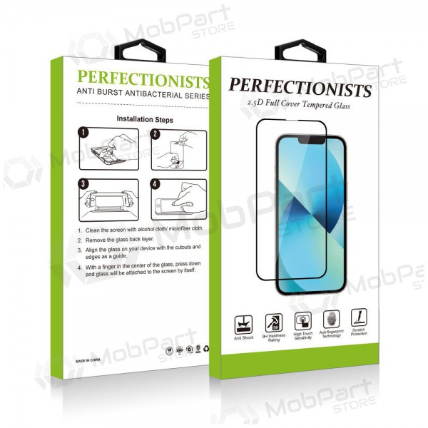 LCD apsauginis stikliukas 2.5D Perfectionists Apple iPhone 16 Pro Max svart