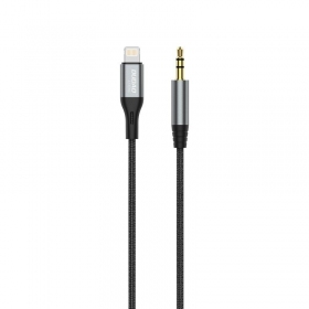 Lydkabel Dudao L11Pro Lightning til 3.5 mm 1 m svart