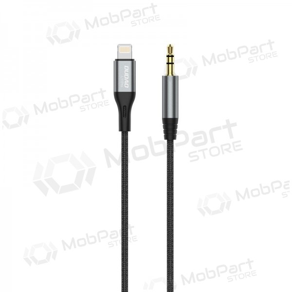 Lydkabel Dudao L11Pro Lightning til 3.5 mm 1 m svart