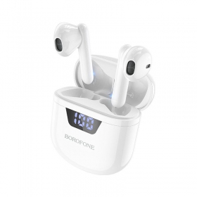 Trådløs hodetelefoner / headset Borofone BW05 Pure TWS (hvitt)