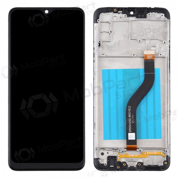 Samsung Galaxy A20s skjerm (med ramme) (original) Samsung Galaxy A20s skjerm (med ramme) (original)