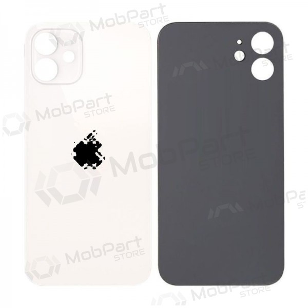 Apple iPhone 12 bakside (hvit) (bigger hole for camera)
