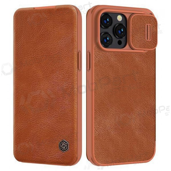 Apple iPhone 14 Plus deksel „Nillkin Leather“ (brun) Apple iPhone 14 Plus deksel „Nillkin Leather“ (brun)