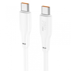 USB-C-kabel Hoco X93 USB-C til USB-C 1 m 100 W hvit