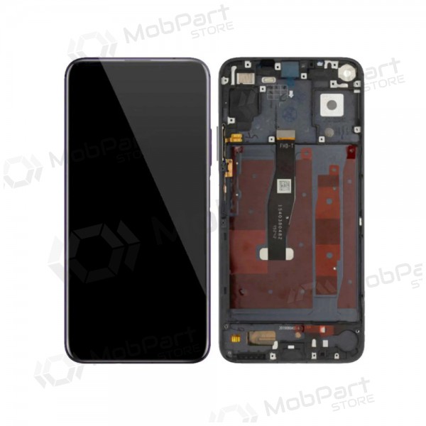 Ekranas Huawei Honor 20/Nova 5T su lietimui jautriu stikliuku og rėmeliu Black ORG