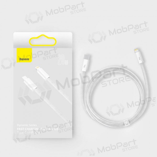 Kabel Baseus Dynamic Type-C - Lightning 20W 1.0m (hvit) CALD000002
