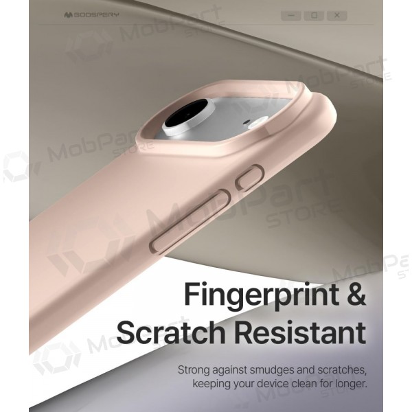 Apple iPhone Air deksel Mercury "Pure Magsafe Silicon Case" (rosasand)