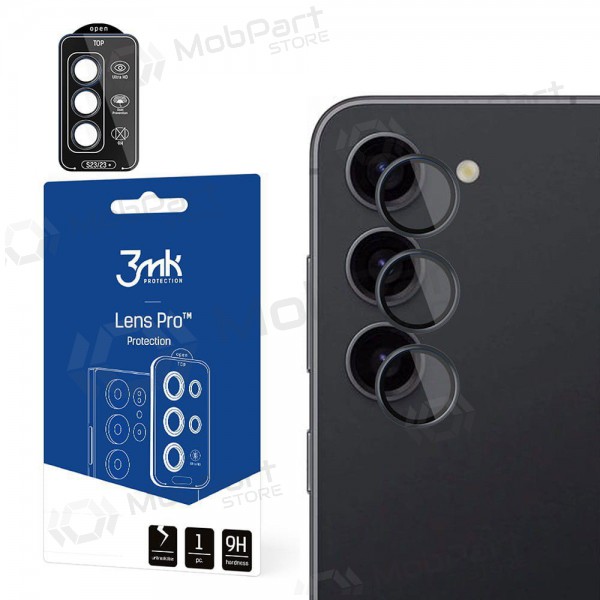 Samsung S928 Galaxy S24 Ultra herdet beskyttende glass for kameraet "3MK Lens Pro" Samsung S928 Galaxy S24 Ultra herdet beskyttende glass for kameraet "3MK Lens Pro"