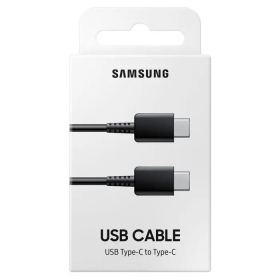 USB kabel original Samsung EP-DA705 Type-C-Type-C 1.0m i pakken svart