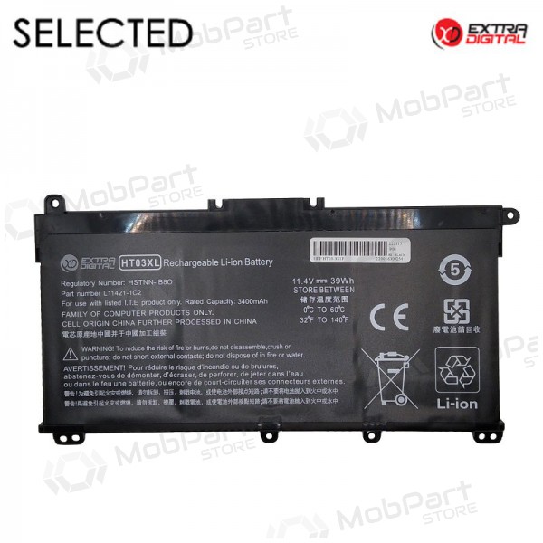 HP HT03XL, 4150mAh bærbar batteri, Selected HP HT03XL, 4150mAh bærbar batteri, Selected