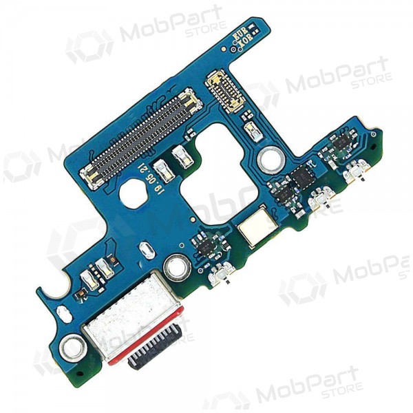 Samsung N975F Galaxy Note 10 Plus / N976 Galaxy Note 10 Plus 5G ladekontakt og mikrofon med flex (service pack) (original)