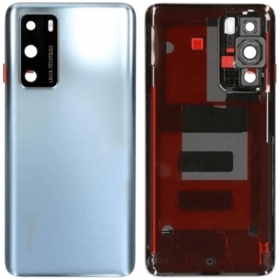 Huawei P40 bakdeksel (sølv) (original)
