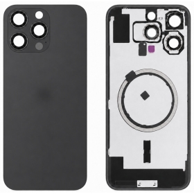Apple iPhone 16 Pro Max bakdeksel (svart) (Premium)