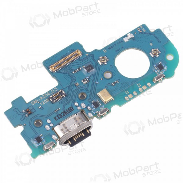 Samsung A356 Galaxy A35 5G ladekontakt og mikrofon med flex (service pack) (original) Samsung A356 Galaxy A35 5G ladekontakt og mikrofon med flex (service pack) (original)