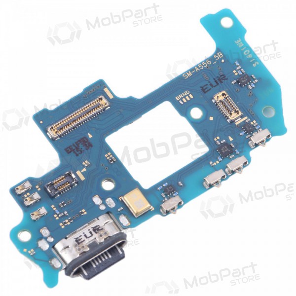 Samsung A556 Galaxy A55 5G ladekontakt og mikrofon med flex (service pack) (original) Samsung A556 Galaxy A55 5G ladekontakt og mikrofon med flex (service pack) (original)