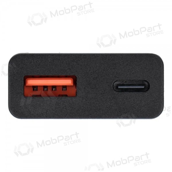 Telefonlader Blue Star Slim 25 W GaN USB-C + USB-A svart