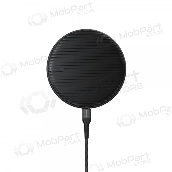 Trådløs lader Devia Aurora Ultra-Slim 15W (svart)