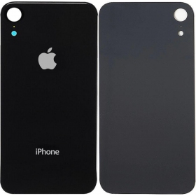Apple iPhone XR bakside (svart) (bigger hole for camera)