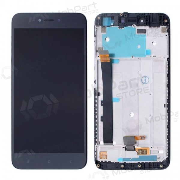 Xiaomi Redmi Note 5A skjerm (svart) (brukt grade C, original)