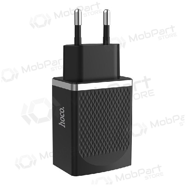 Lader HOCO C42A Vast power QC3.0 USB 18W (3.6V-6.5V/3A, 6.6V-9V/2A, 9.1V-12V/1.5A) (svart)