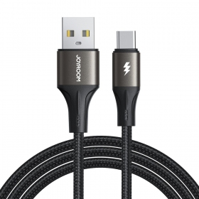 USB kabel Joyroom SA25-AC3 USB to USB-C 3A 1.2m svart