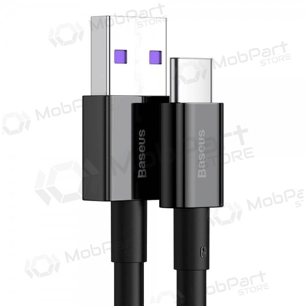 USB kabel Baseus Superior iš USB į Type-C 66W 2.0m svart CATYS-A01
