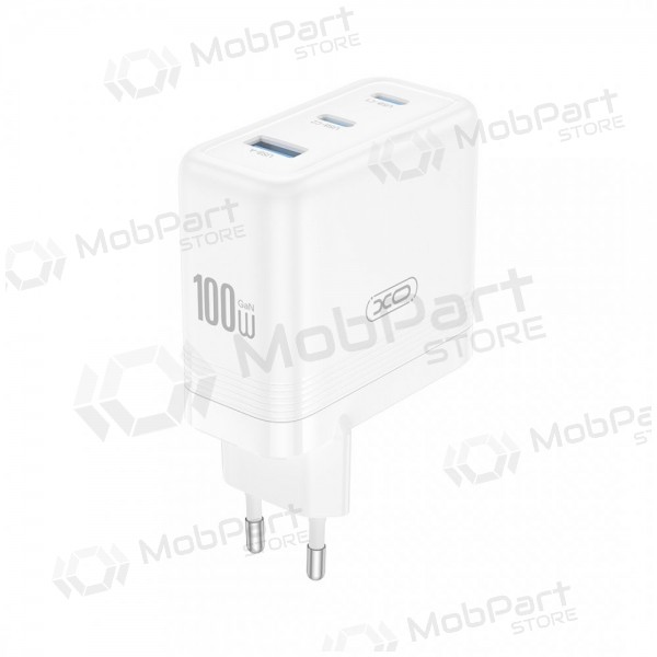 Telefonlader XO CE35 100 W 2x USB-C + USB-A hvit