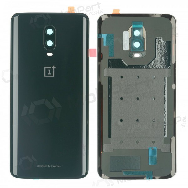 OnePlus 6T bakside svart (Midnight Black) (brukt grade B, original)