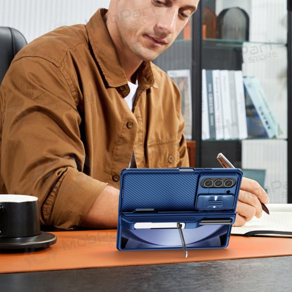 Samsung Galaxy Z Fold4 deksel „Nillkin CamShield Pro“ (blå) Samsung Galaxy Z Fold4 deksel „Nillkin CamShield Pro“ (blå)