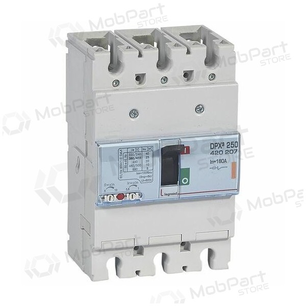 Effektbryter DPX3 250TM Legrand 420207 (160A, 3P, 25kA)