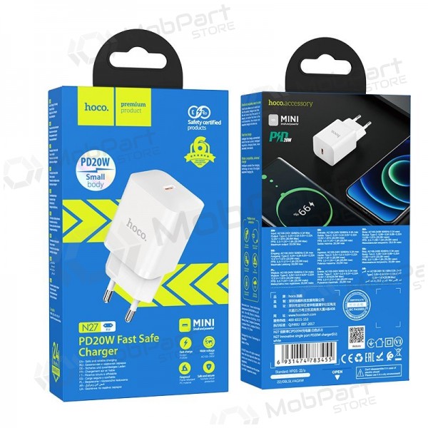 Lader buitinis Hoco N27 Innovative PD20W hvit