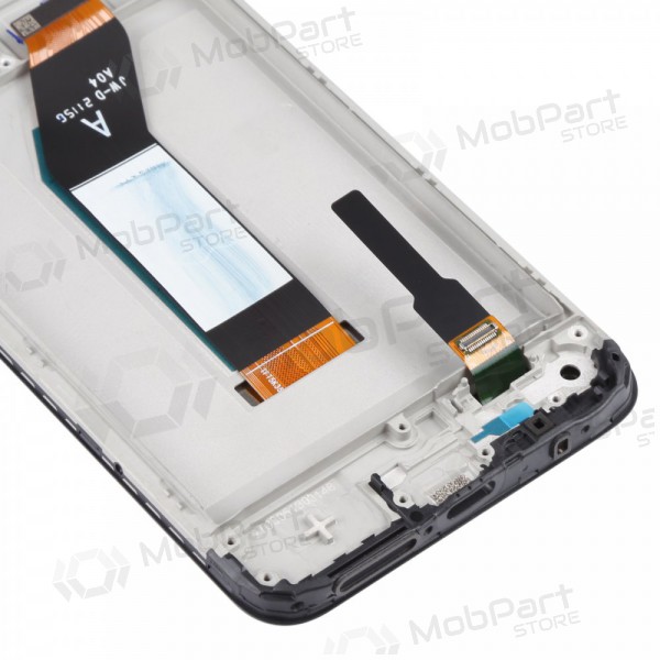 Xiaomi Redmi 10 2021 skjerm (svart) (med ramme) (original)