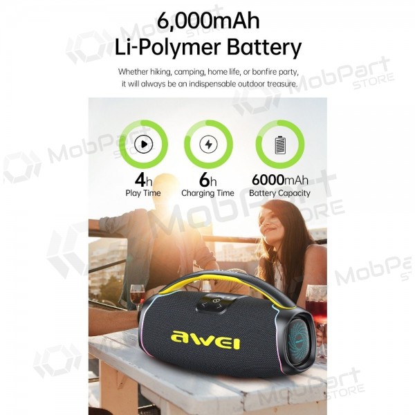 Bluetooth bærbar høyttaler Awei KA16 60W svart