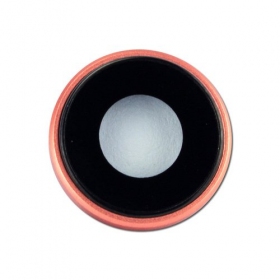 Apple iPhone XR kameraglass lyserød (coral) (med ramme)
