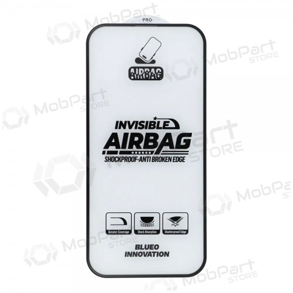 LCD apsauginis stikliukas 5D Mr. Monkey Glass (Airbag Anti-Broken) Apple iPhone 16 svart