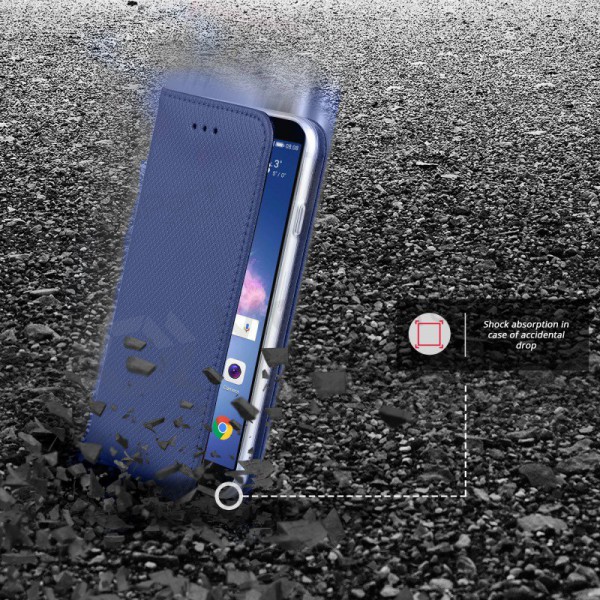 LG K40S deksel - Smart Magnet (mørkeblå)