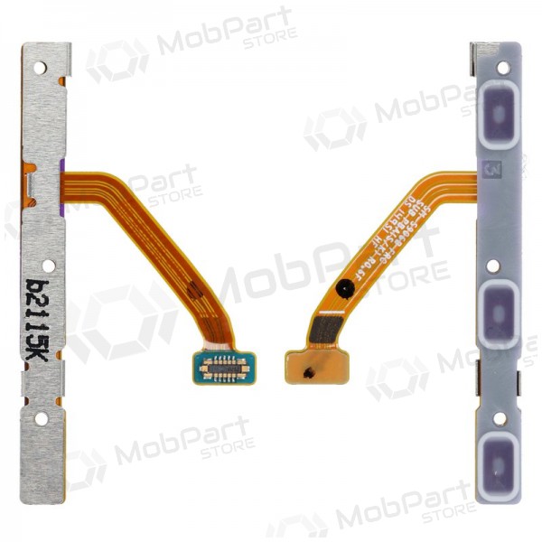 Samsung Galaxy S901 S22 / S906 S22 Plus on / off låseknapp flex kabel-kontakt (service pack) (original)