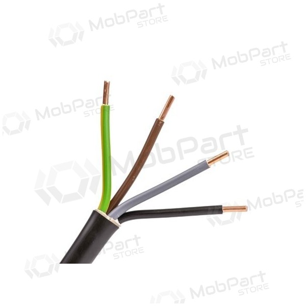 Strømkabel Lietkabelis CYKY 5x2.5 mm² kobber PVC 450/750V 100 m rull