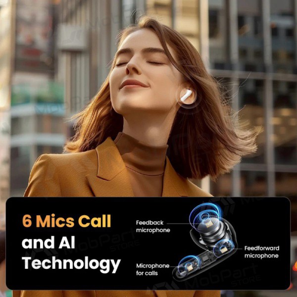 Belaidės ausinės Ugreen HiTune H6 Pro Active Noise-Cancelling Earbuds (35873) Belaidės ausinės Ugreen HiTune H6 Pro Active Noise-Cancelling Earbuds (35873)