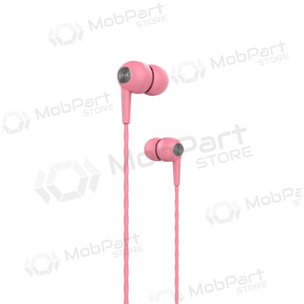 Hodetelefoner / ørepropper Devia Kintone 3,5mm (rosa)