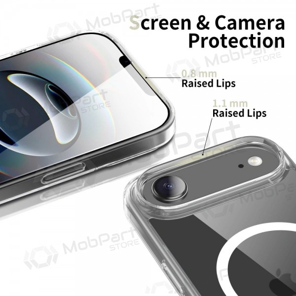 Apple iPhone Air deksel - Tech-Protect Flexair Hybrid MagSafe (gjennomsiktig)