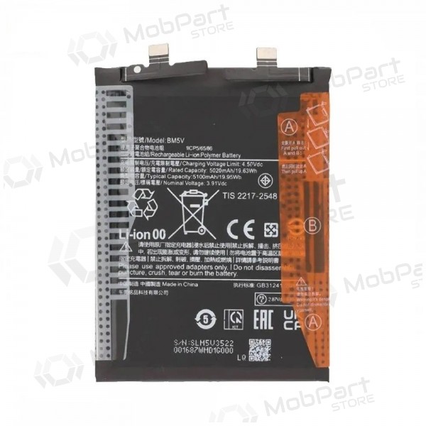 Xiaomi Redmi Note 13 Pro 5G, Poco X6 batteri (original)