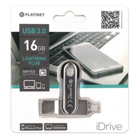 Minnepinne Platinet 16GB Lightning + USB 3.0