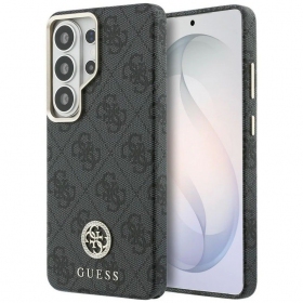 Samsung Galaxy S26 Ultra deksel - Guess PU Leather 4G Strass Logo Gold Frame Magnetic