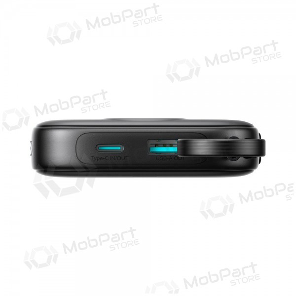 Powerbank Power Bank Joyroom JR-PBF17 22.5W with USB-C cable 10000mAh svart Powerbank Power Bank Joyroom JR-PBF17 22.5W with USB-C cable 10000mAh svart