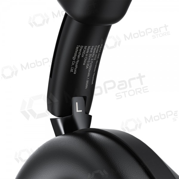 Trådløse hodetelefoner med mikrofon Acefast H14 Bluetooth USB-C svart