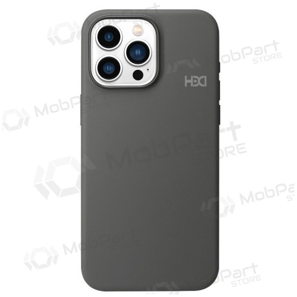 Deksel / etui HDD Silicone MagSafe Case Apple iPhone 12/12 Pro tamsiai grå